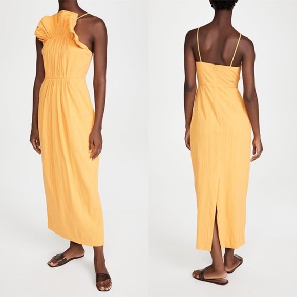 Mara Hoffman Dresses & Skirts - ❌SOLD❌Mara Hoffman Clareta Dress Saffron Yellow Midi